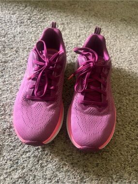 Skechers Women's Magenta Lace-Up Athletic Sneakers